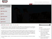 Tablet Screenshot of cuddenergyservices.com